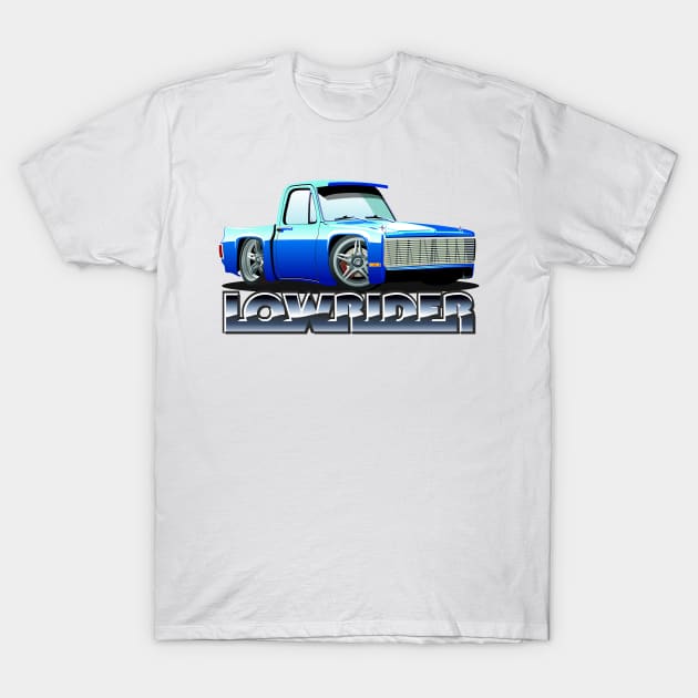 Cartoon lowrider car T-Shirt by Mechanik